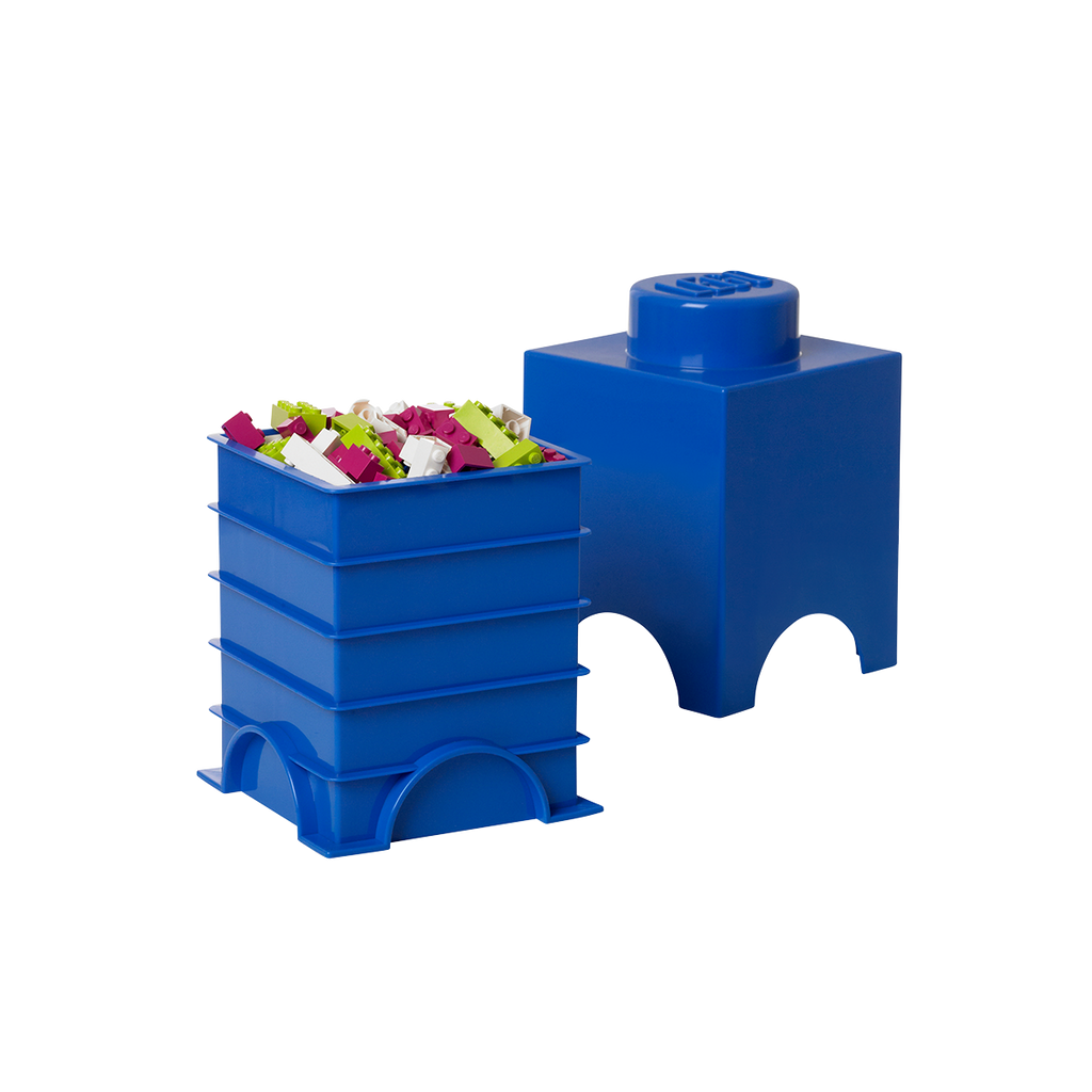 CONTENEDOR LEGO BRICK 1 BRIGHT BLUE