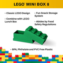 Cargar imagen en el visor de la galería, CONTENEDOR LEGO MINI BOX 8 DARK GREEN
