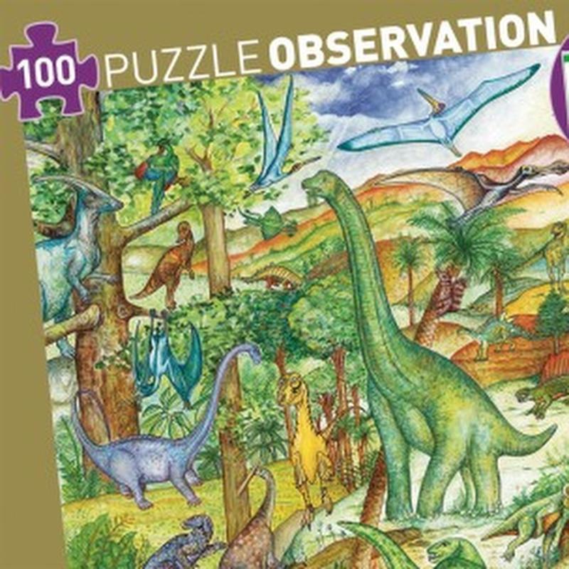 Puzzle Observación Dinosaurios 100 Piezas