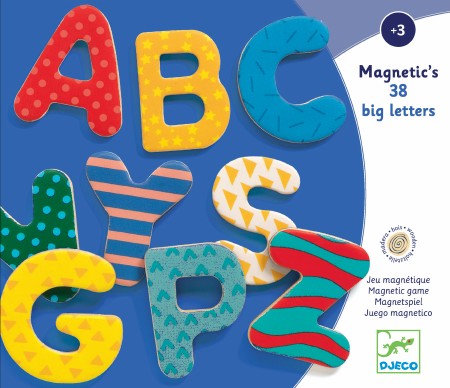 Wooden Magnetics 38 Big Letters